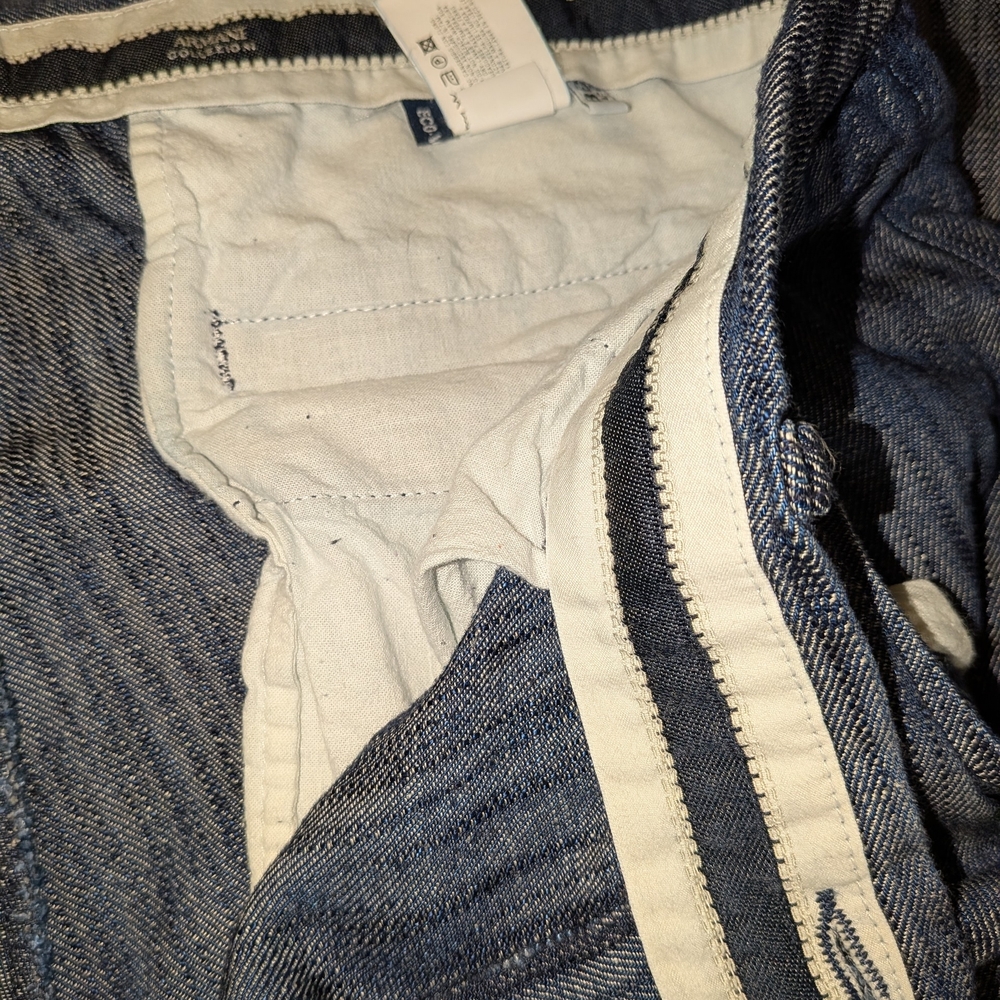 Giorgio Armani Men's Navy Striped Casual Dress Pants - Picture 11 of 14